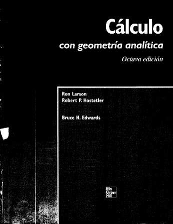 calculo con geometria analitica portada