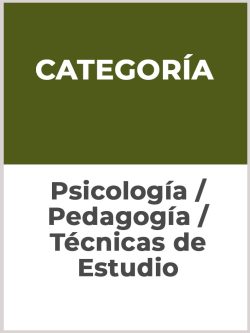 : Psicología / Pedagogía / Técnicas de Estudio